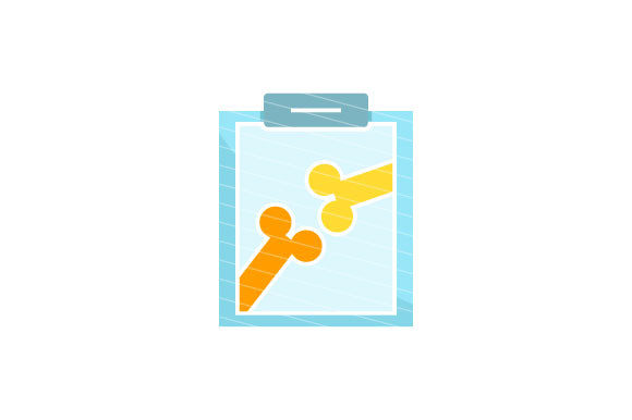 Bone Medical Report Clipboard Icons & Graphics