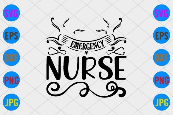 Emergency Nurse Graphics for T-Shirt Designs