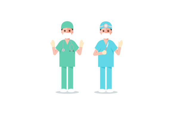 Nurse Doctor Profession Graphics & Illustrations