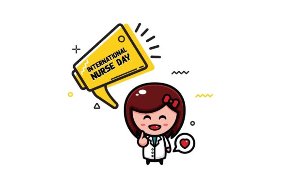 Nurse National Nurses Day Graphics & Illustrations