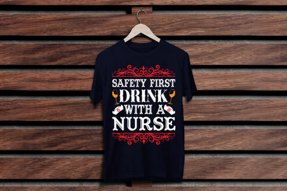 Nurse T-Shirt Vector: Graphics & Print Templates