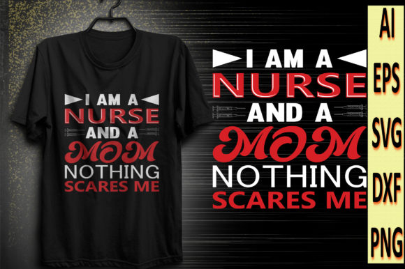 Typography Nurse Graphics for T-Shirt Designs